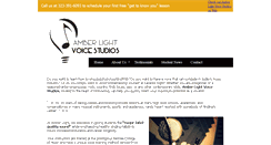 Desktop Screenshot of amberlightvoice.com